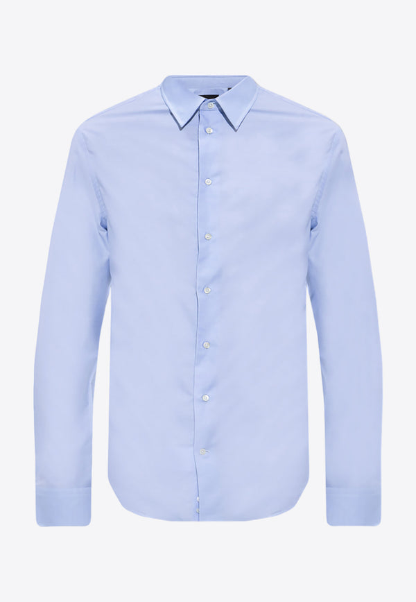 Emporio Armani Classic Long-Sleeved Shirt Blue H31CM5 C1C11-700