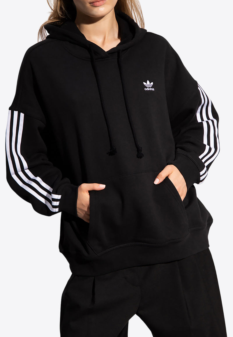 Adidas Originals Adicolor Oversized Hooded Sweatshirt Black H37799 0-BLACK