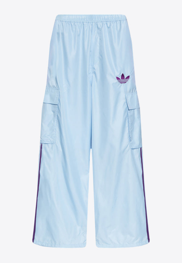 Adidas Originals X Kerwin Frost Baggy Logo Track Pants Blue H59894 0-CLESKY