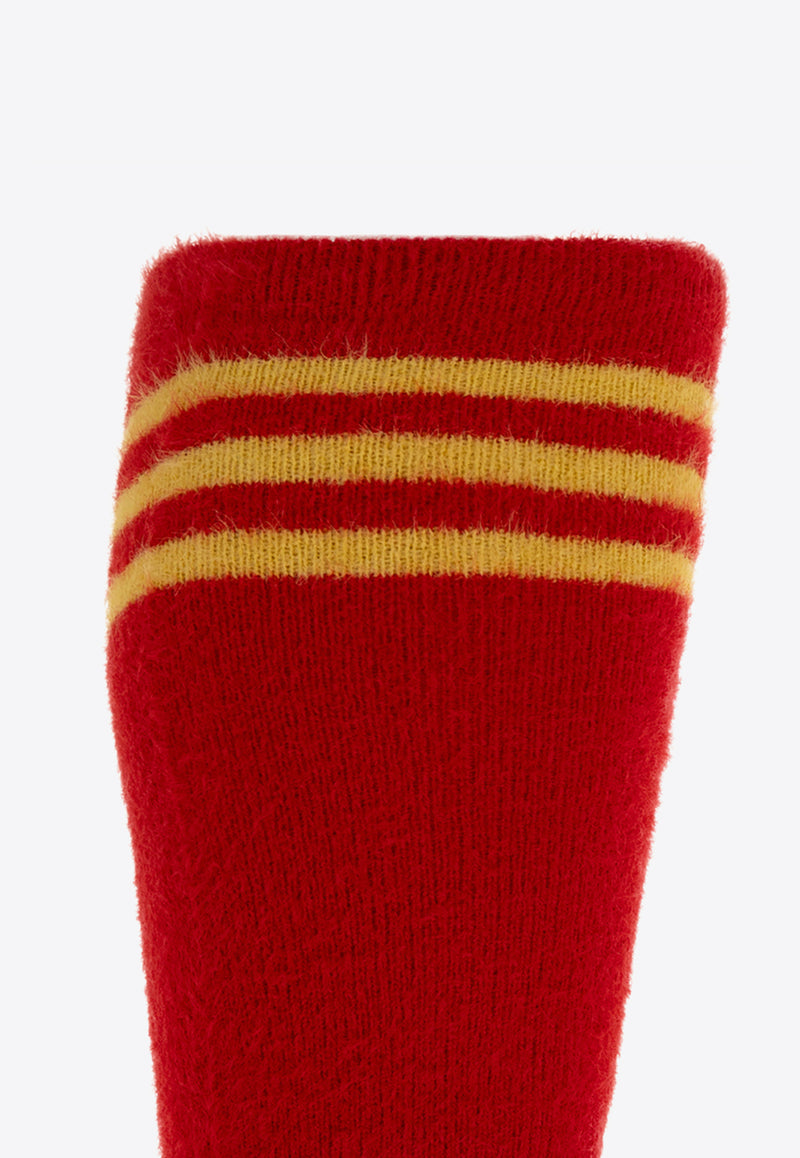 Adidas Originals X Wales Bonner Knee-Length Socks - Set of 2 Multicolor HG8852 0-SCARLE MESA