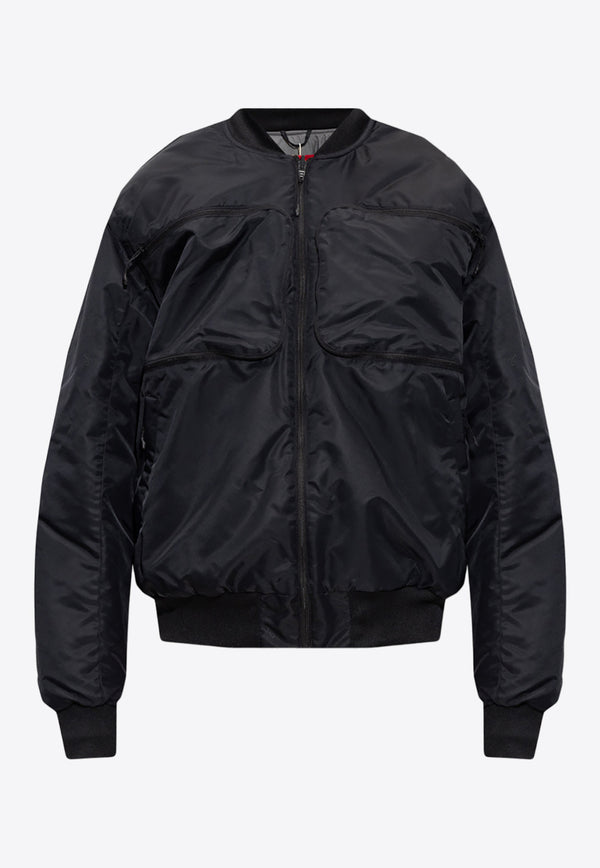 Adidas Originals Reclaim Reversible Bomber Jacket Black HK2760 0-BLACK
