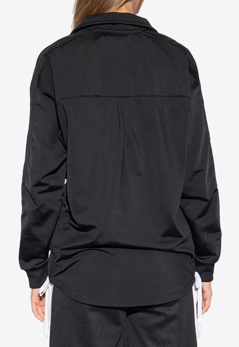 Adidas Originals Always Original Lace-Up Track Jacket Black HK5071 0-BLACK