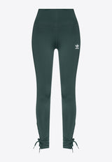 Adidas Originals Always Original 7/8 Laced Leggings Green HK5078 0-MINGRE