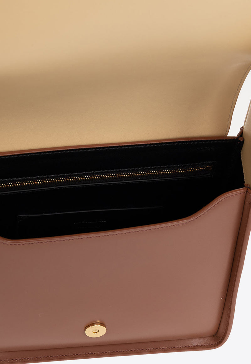 Jil Sander Medium Crossbody Bag in Calf Leather Brown J07WG0026 P4848-219