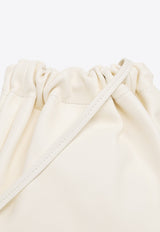Jil Sander Small Scrunch Leather Crossbody Bag
 White J08WD0023 P4846-106