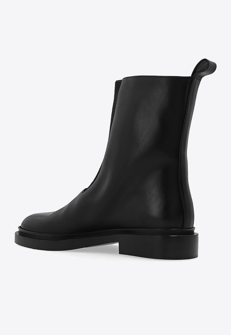 Jil Sander Leather Ankle Boots Black J15WU0020 PS361-001