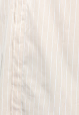 Jil Sander Striped Long-Sleeved Shirt Beige J21DL0004 J45034-292