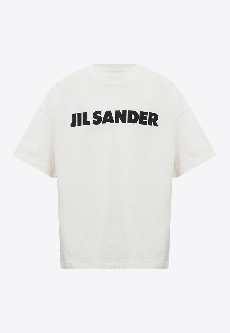 Jil Sander Logo Print Crewneck T-shirt White J21GC0001 J45148-102