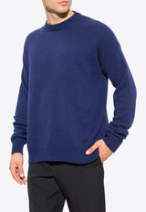 Jil Sander Crewneck Cashmere Sweater  Navy J21GP0028 J13208-410