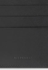 Jil Sander Logo Embossed Leather Cardholder Black J25VL0008 P4966-001