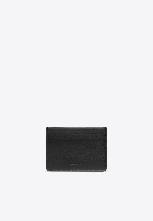 Jil Sander Logo Embossed Leather Cardholder Black J25VL0009 P4966-001