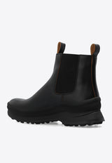 Jil Sander Leather Ankle Boots Black J50WU0002 P4193-001
