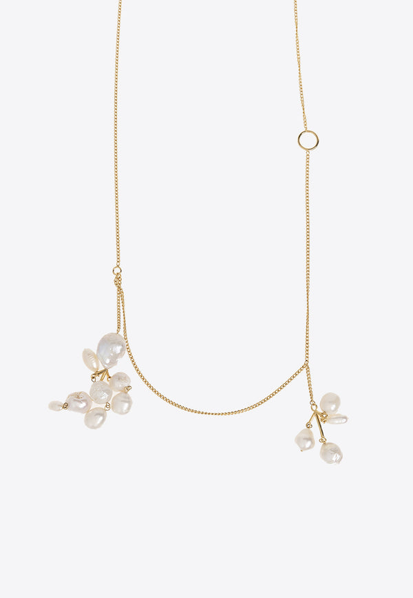 Jil Sander Necklace with Pearls Gold J56UU0004 J12016-713