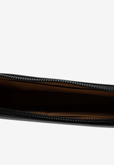 Common Projects Leather Zip-Around Pouch Bag MEDIUM FOLIO 9183 0-BLACK 7547