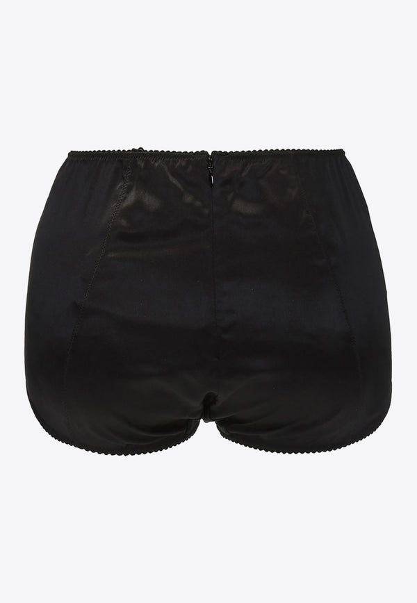 Dolce & Gabbana High-Waisted Panties Black O2A18T FUAD8-N0000