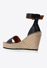 See By Chloé Glyn 110 Leather Wedge Sandals Black SB26152 14000-999