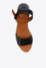 See By Chloé Glyn 110 Leather Wedge Sandals Black SB26152 14000-999