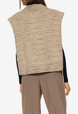 Maison Margiela Botanical Dye Knit Oversized Vest Beige SI0TH0001 S17802-119M