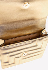 Jimmy Choo Varenne Shoulder Bag in Metallic Nappa Leather VARENNE SHOULDER RBA-GOLD LIGHT GOLD