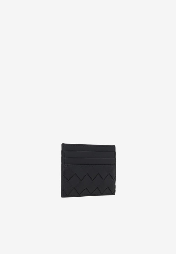 Bottega Veneta Intrecciato Leather Cardholder 743209VCPQ3 8803 Black