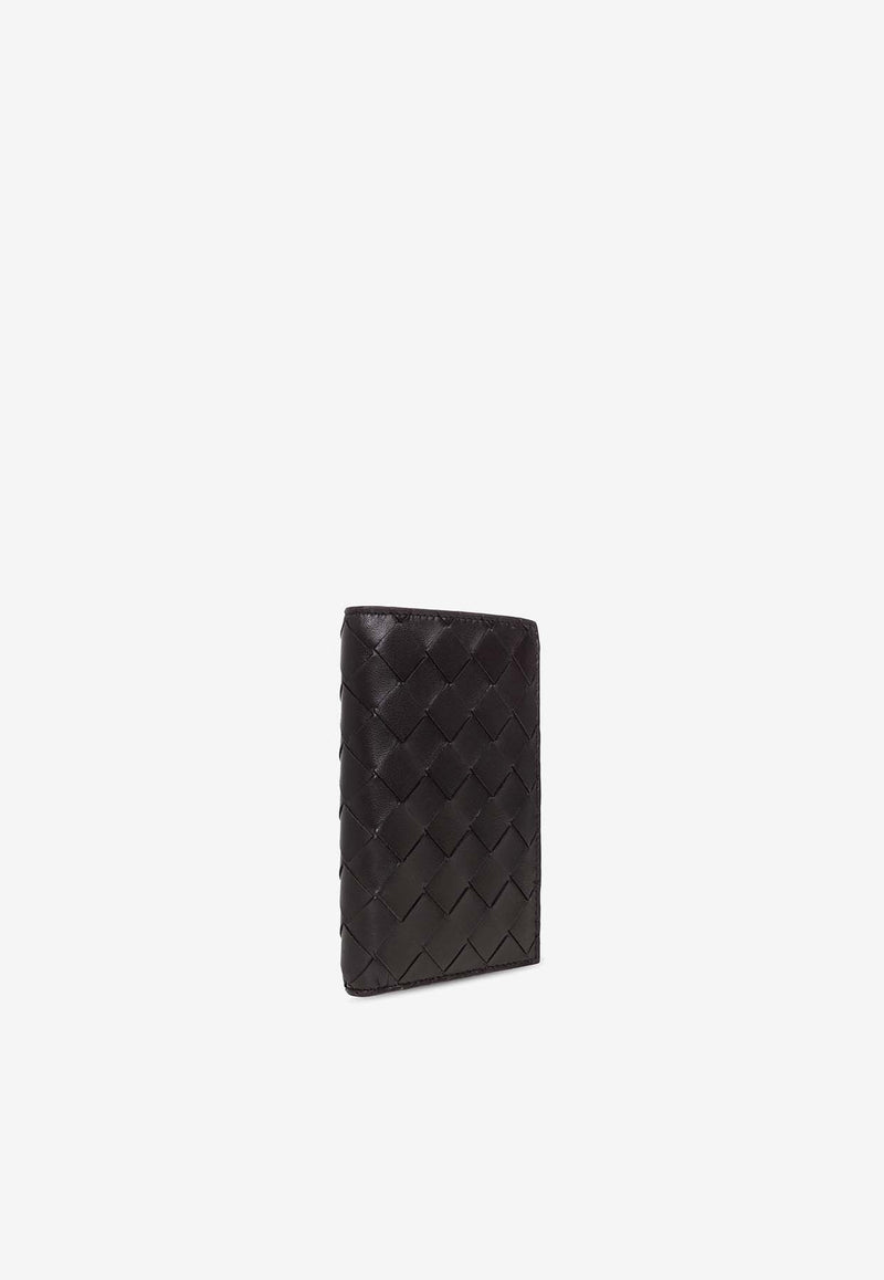 Bottega Veneta Medium Zip Bi-Fold Wallet in Intrecciato Leather Potion 667468 VCPP2-8849