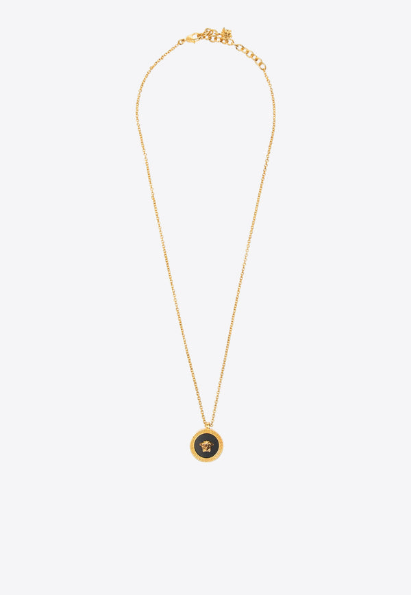 Versace Enamel Medusa Necklace Gold DG17255 DJMR-K41T