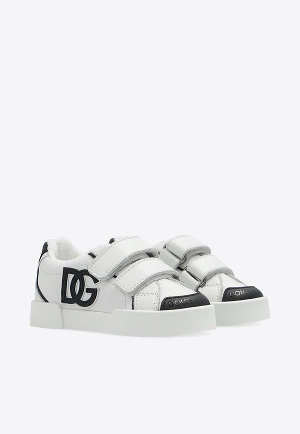 Dolce & Gabbana Kids Babies Portofino Light Leather Sneakers White DN0186 AB102-8B902