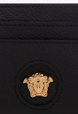 Versace La Medusa Leather Cardholder Black DP3I057 DVIT2T-1B00V