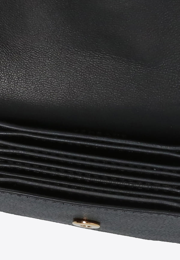 Versace La Medusa Leather Cardholder Black DP3I059 DVIT2T-KVO41