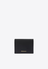 Versace La Medusa Leather Cardholder Black DP3I059 DVIT2T-KVO41
