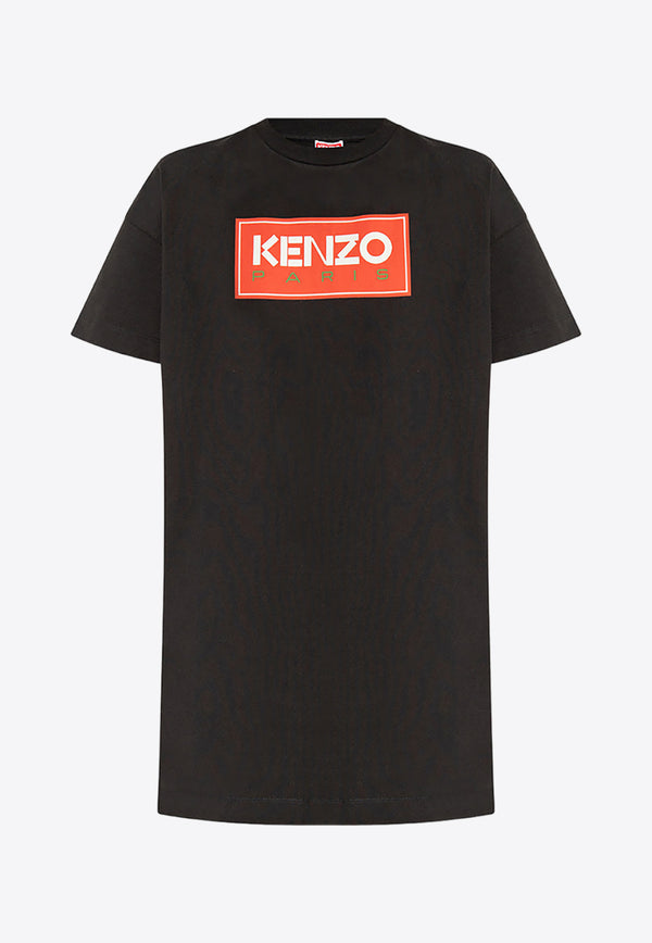 Kenzo Logo Mini T-shirt Dress FC62RO721 4SY-99A Black