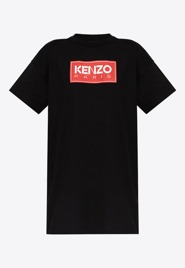 Kenzo Logo Mini T-shirt Dress FC62RO721 4SY-99J Black