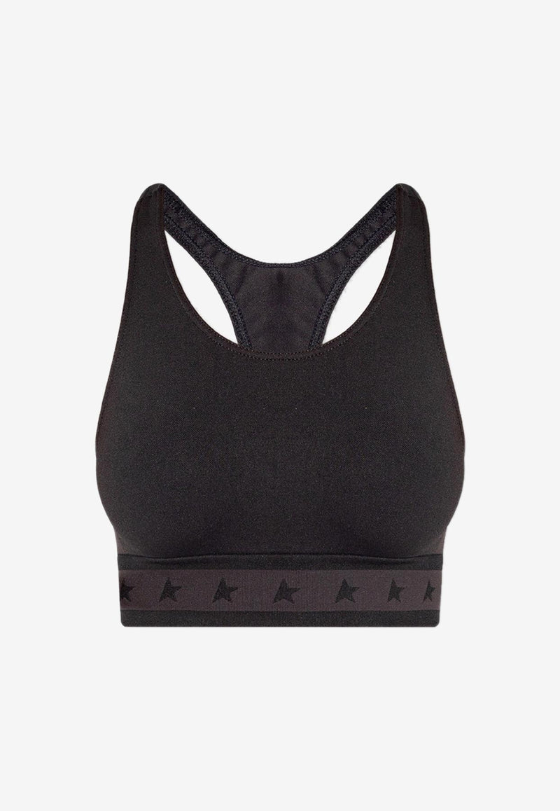 Golden Goose DB Logo-Motif Sports Bra Black GWP01363 P001099-90289