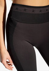 Golden Goose DB Logo-Motif Sports Leggings Black GWP01364 P001097-90289