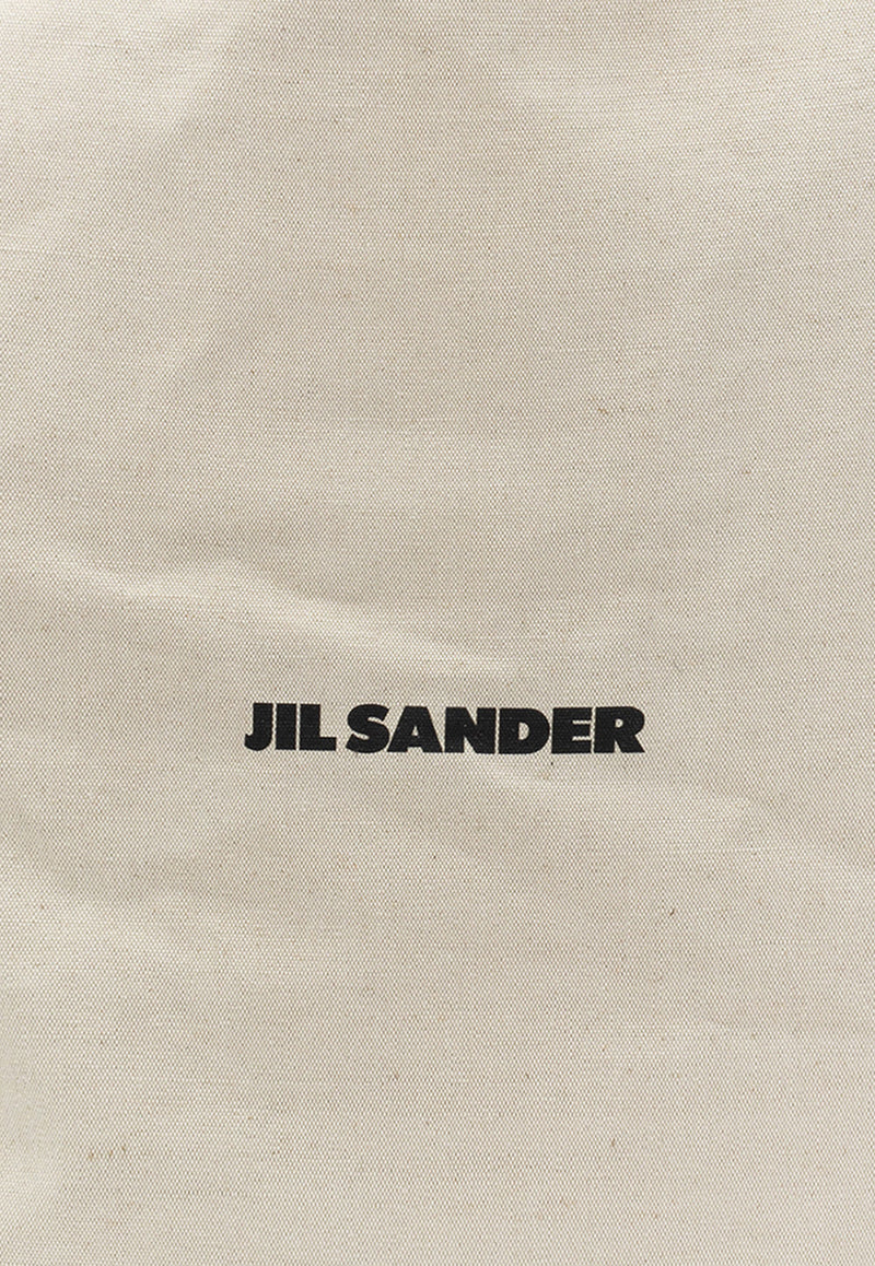 Jil Sander Logo Print Tote Bag Cream JSMS852122 MSB73020-102