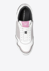 Emporio Armani Embroidered Logo Low-Top Sneakers White X3X159 XF670-S186
