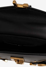 Balmain Blaze Leather Shoulder Bag YN0AE795 LSLX-0PA Black