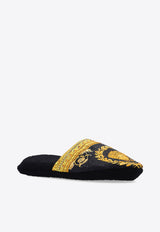 Versace Baroque Print Slippers Black ZSLB00008 ZCOSP052-Z4800