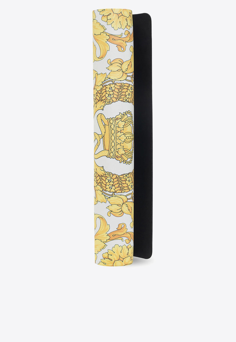 Versace Crete De Fleur Printed Yoga Mat White ZYOG00001 ZGOM0000-Z7626