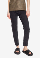 Balmain Basic Slim-Fit Jeans Black AF1MG006 DB67-0PC