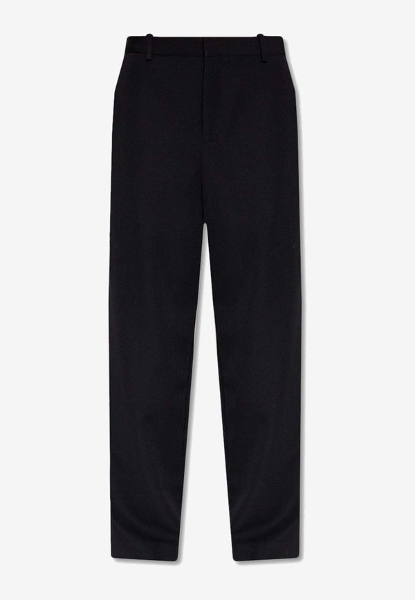 Balmain Wool Tailored Pants Black AF1PQ105 WB05-0PA