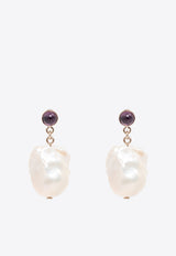 Chloé Darcey Pearl Drop Earrings White CHC22WFE10 NPA-91O