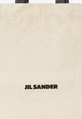 Jil Sander Logo Print Tote Bag Cream JSPR852122 WRB730014-102