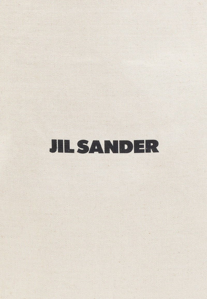Jil Sander Logo Print Tote Bag Beige JSPT852122 WTB73003N-102