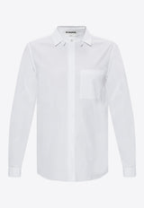 Jil Sander Long-Sleeved Button Shirt White JSYQ600105 MQ244300-100