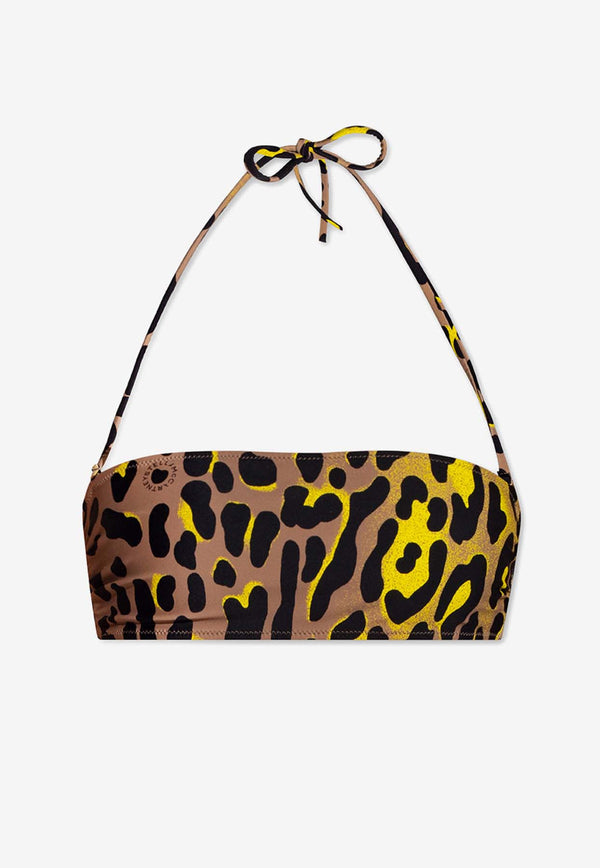 Stella McCartney Leopard-Print Bikini Top S7BX01710 0-928