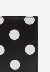 Comme Des Garçons Polka Dot Bi-Fold Wallet SA0641PD 0-BLACK