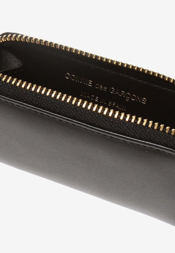 Comme Des Garçons Classic Zip-Around Leather Wallet SA410X 0-BLACK