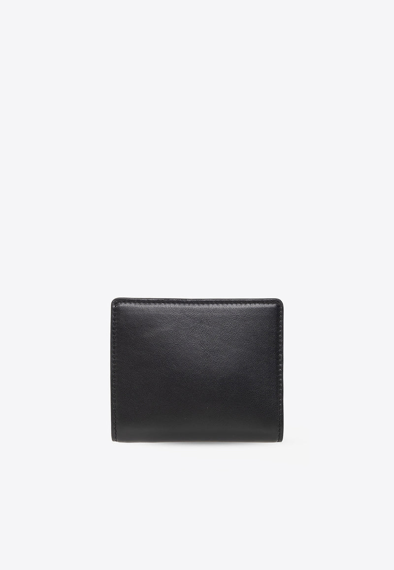 Chloé Sense Compact Leather Wallet Black CHC23SP867 I10-001