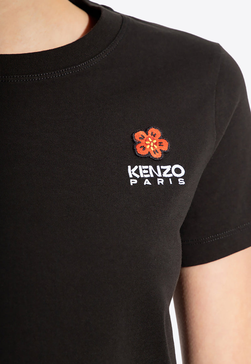 Kenzo Boke Flower Short-Sleeved T-shirt FC62TS012 4SO-99J Black